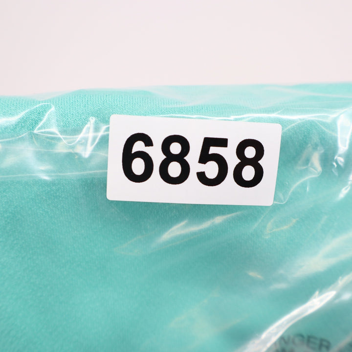 Naked Wardrobe Aqua Turquoise One Shoulder Cutout Mini Bodycon Dress Side Slit L