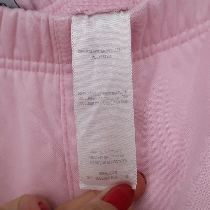 New Balance Girls Pink Joggers Athletic Track Pants Size M 10/12 Logo Activewear