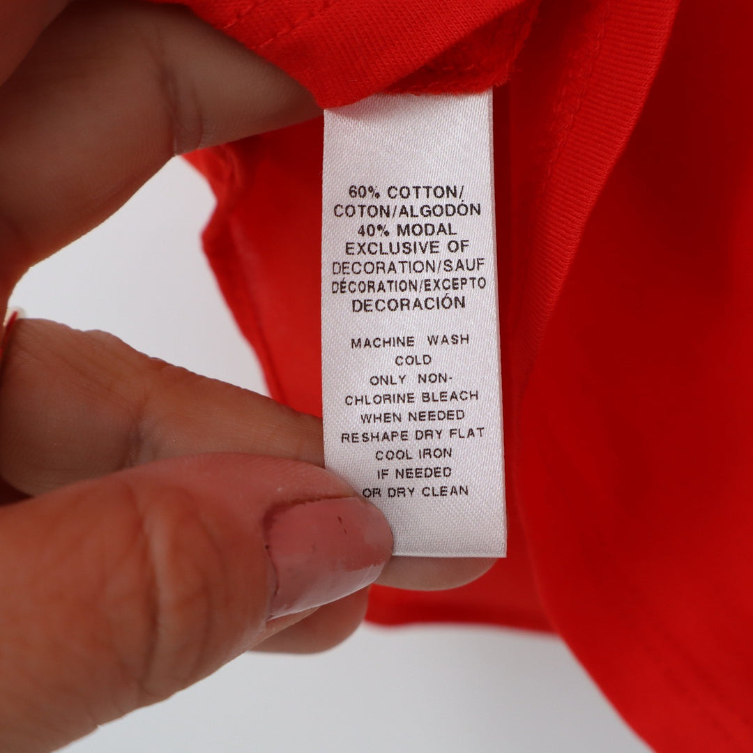 LOFT Womens Red Tie Back Sleeveless Tank Top Scoop Neck Cotton Modal Blend Small
