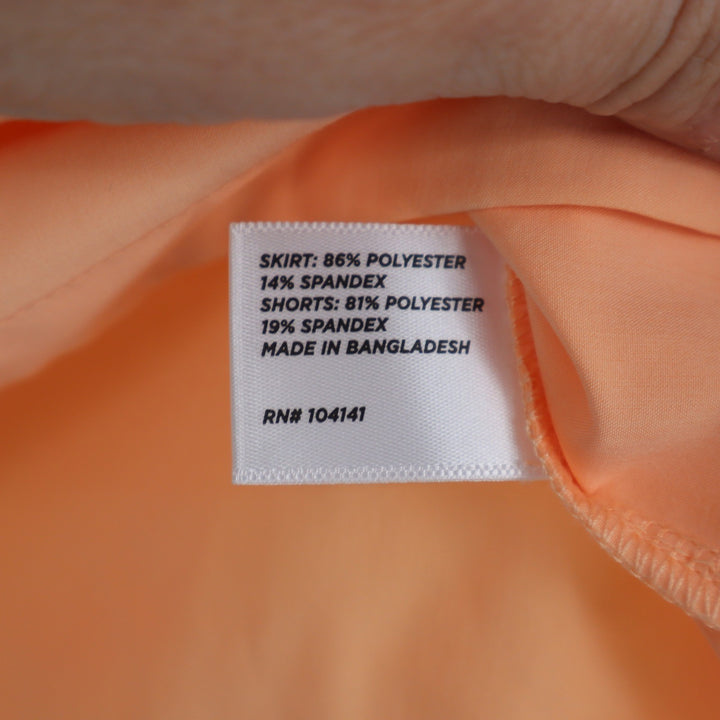 Walter Hagen Performance 11 Golf Skort Peach Orange Womens Medium Pull On