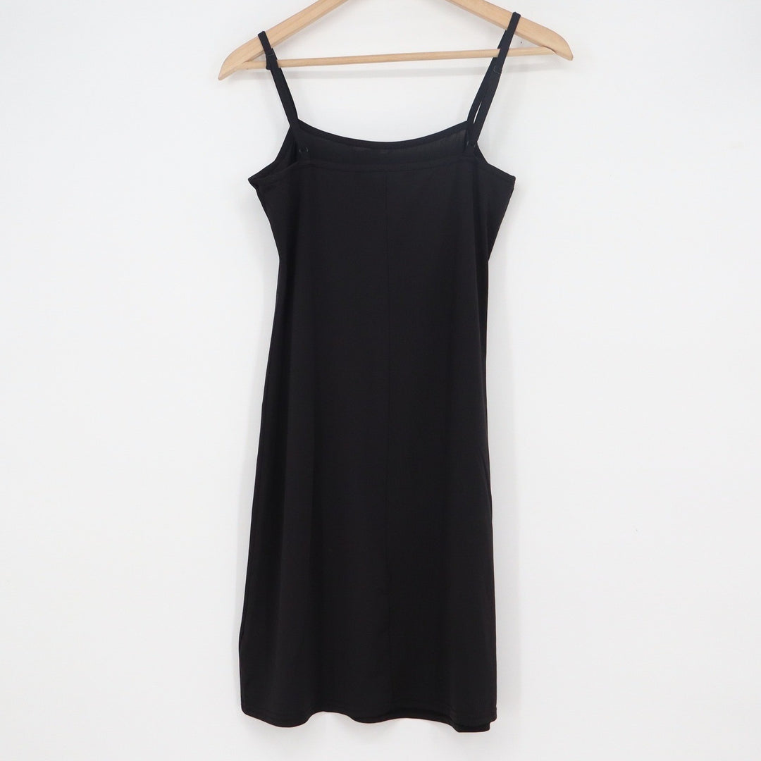 Minimal Thien Dress Black Spaghetti Strap Cami Mini Dress Size 4 10499