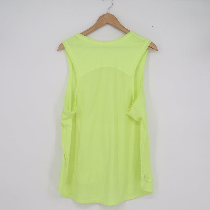 Athletic Works Neon Yellow Muscle Tank Top XXL 20 Activewear