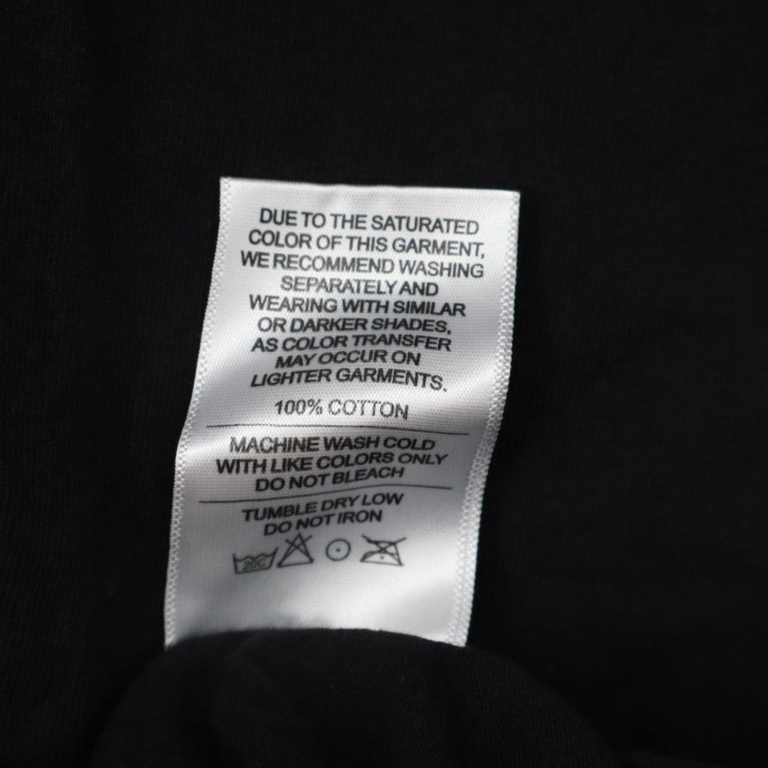 American Giant Crew Tee Shirt Mens Medium Black Logo Cotton Casual Streetwear