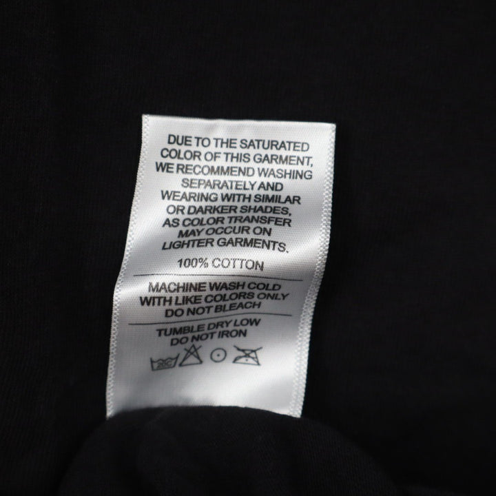 American Giant Crew Tee Shirt Mens Medium Black Logo Cotton Casual Streetwear