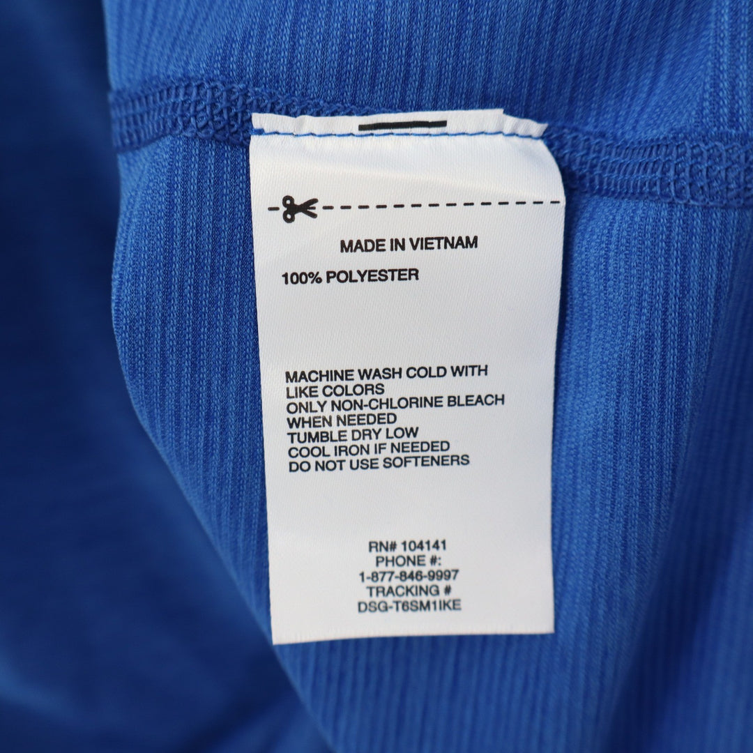 DSG Boys Movement Tee Royal Blue Heather Short Sleeve Athletic Shirt M 10-12
