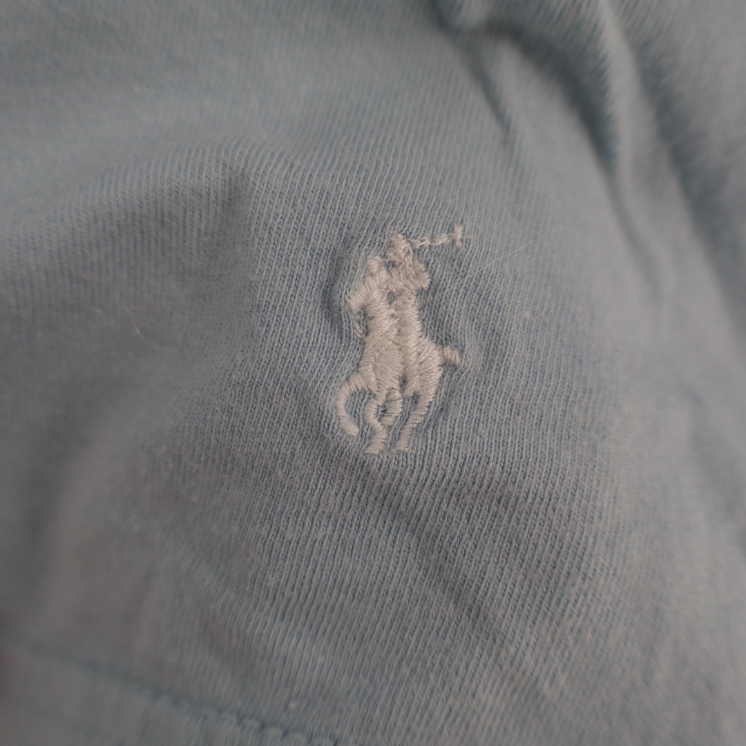 Polo Ralph Lauren T Shirt Mens XL Blue Cotton Non Stretch Pony Logo Classic Fit