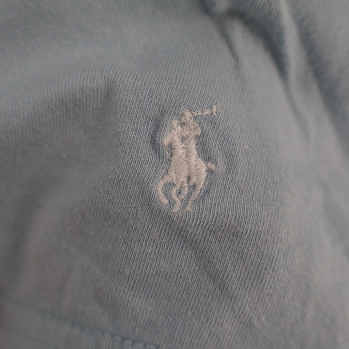 Polo Ralph Lauren T Shirt Mens XL Blue Cotton Non Stretch Pony Logo Classic Fit