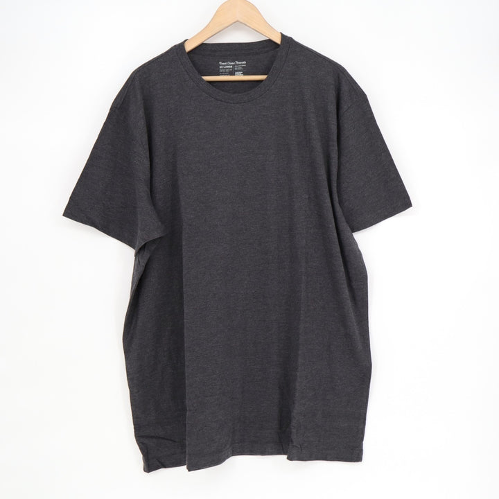 Fresh Clean Threads T-Shirt Men 2XL Black Cotton Short Sleeve Crew Neck Pullover