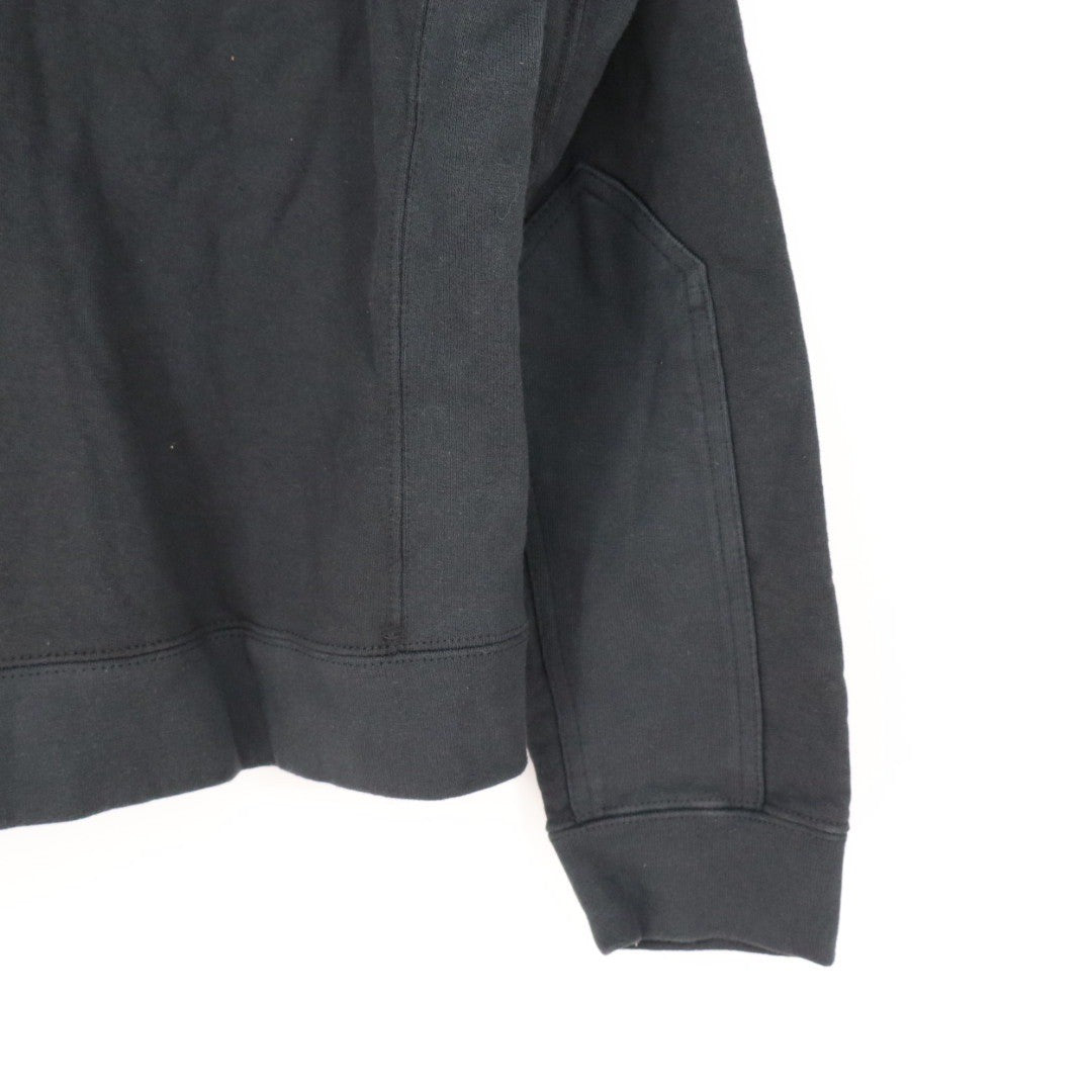 American Giant Full Zip Hoodie Black Cotton Made in USA Mens Medium Casual