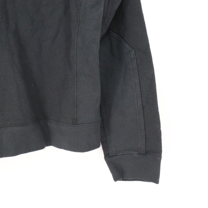 American Giant Full Zip Hoodie Black Cotton Made in USA Mens Medium Casual