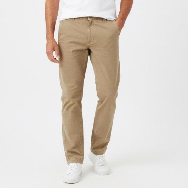 Duluth Trading Carpenter Pants Mens 32X32 Khaki Cotton Stretch Cargo Pockets
