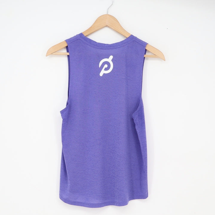 Spiritual Gangster Tank Top Womens S Muscle Tee Purple Peloton Graphic Excellent