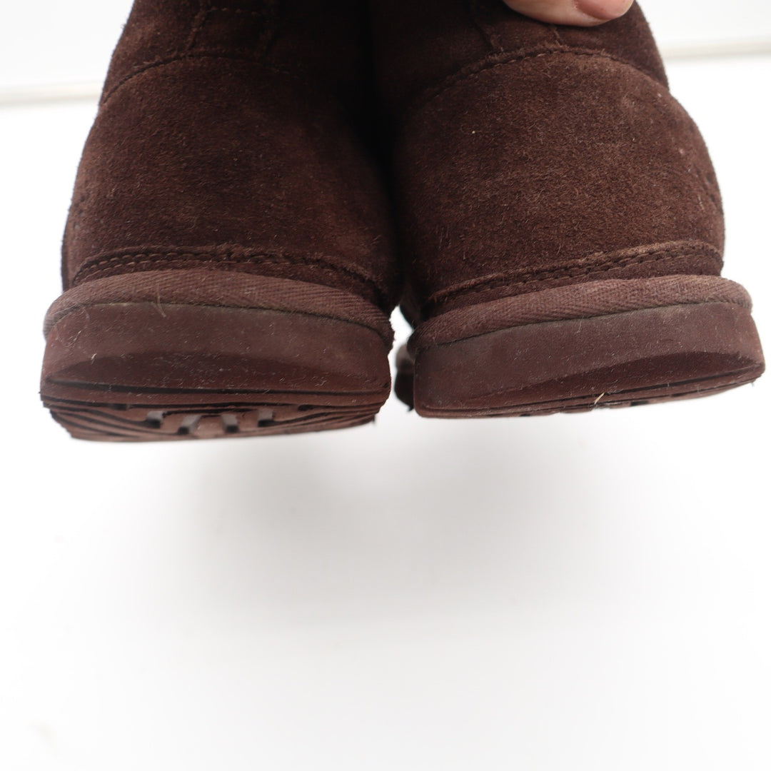 UGG Neumel Mens 10 Chocolate Brown Suede Shearling Lace Up Chukka Boots