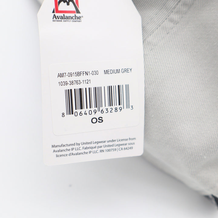 Avalanche Outdoor Supply Co Mens Grey Mountain Logo Baseball Cap