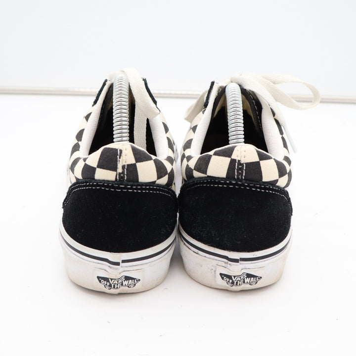 Vans Old Skool Sneakers Unisex M8/W9.5 Black White Check Round Toe Skate Shoes