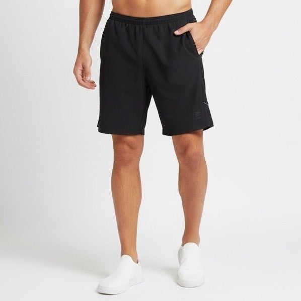 Fila Sport Athletic Shorts Men's XL Black Elastic Waistband Running Workout