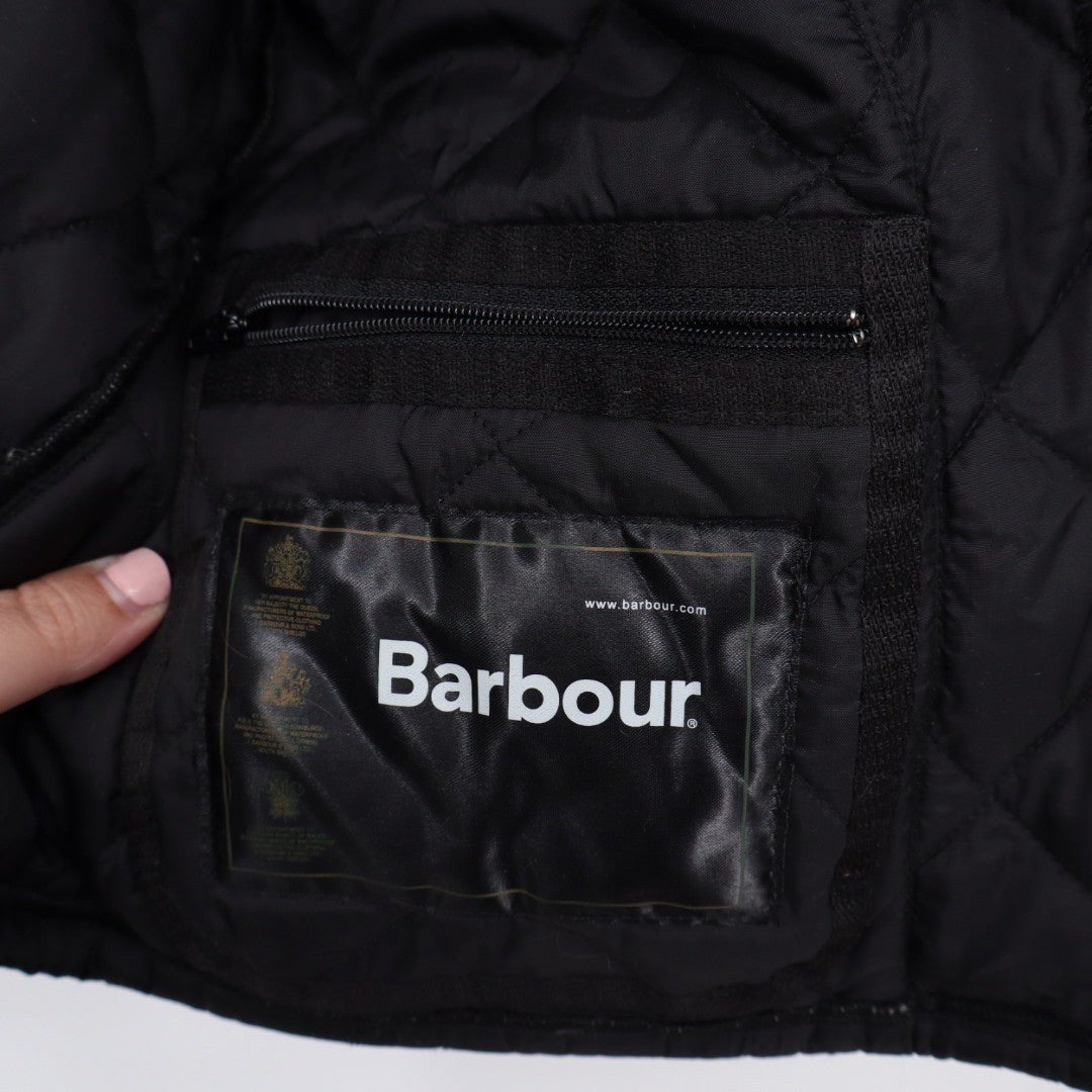 Barbour Children Liddesdale Quilted Jacket Black Size S