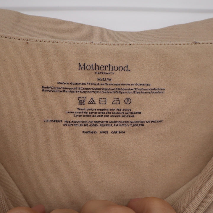 Motherhood Maternity Navy Blue Over the Belly Leggings Size Medium Full Panel