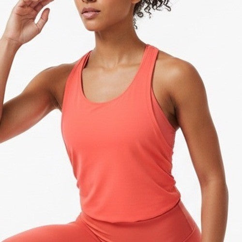 Lululemon Athletica Tank Top Coral Racerback Athletic Workout Size 6