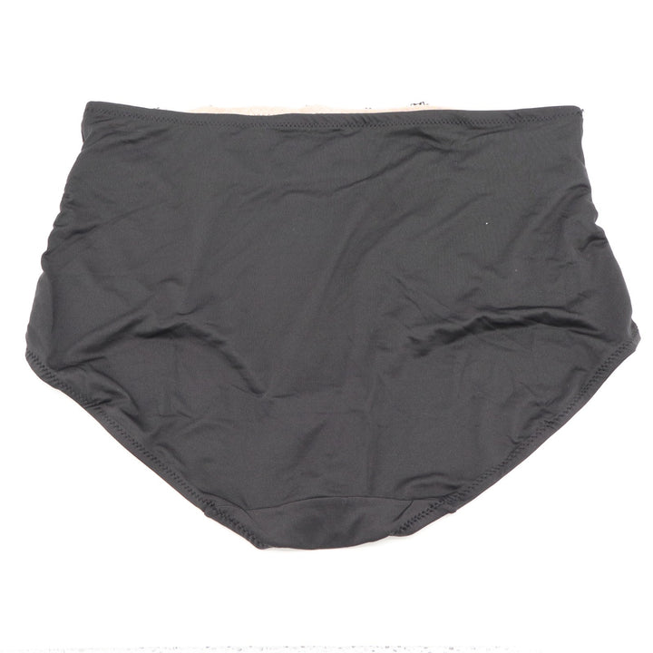 Warners No Pinching No Problem Microfiber Lace Brief Women 2XL Black Seamless