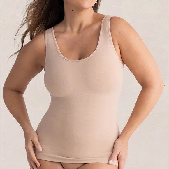 Shapermint Essentials All Day Every Day Tank Cami Womens Large Chai Shapewear