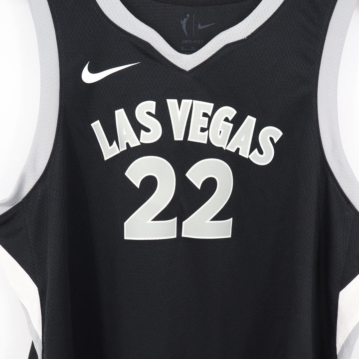 Nike A'ja Wilson Las Vegas Aces WNBA Explorer Edition Jersey Black XL