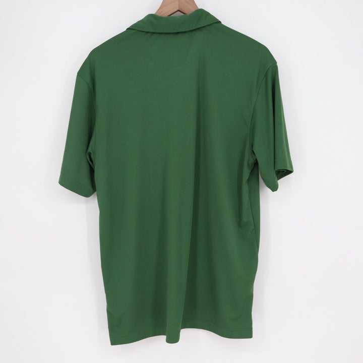 Clique Rivercrest Golf Polo Shirt Men's Large Green Short Sleeve Embroidered