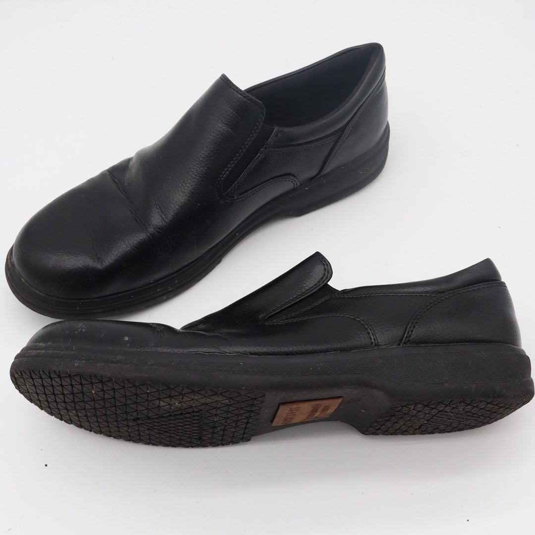 TredSafe Manager Mens Black Slip On Work Shoes Oil Slip Resistant 15W 0058