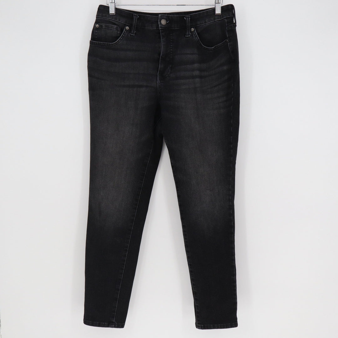 Universal Thread Women's High Rise Skinny Jeans Black Shadow Pocket Size 10