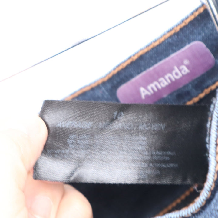 Gloria Vanderbilt Amanda High Rise Tapered Jeans Dark Wash Blue Size 10 Mens