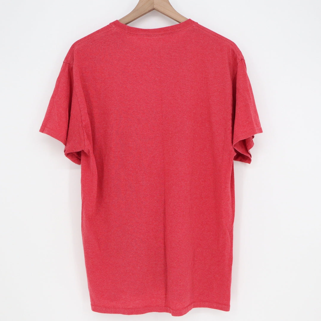 The Republic of Texas Est 1845 Graphic T-Shirt Heather Red Short Sleeve Crew