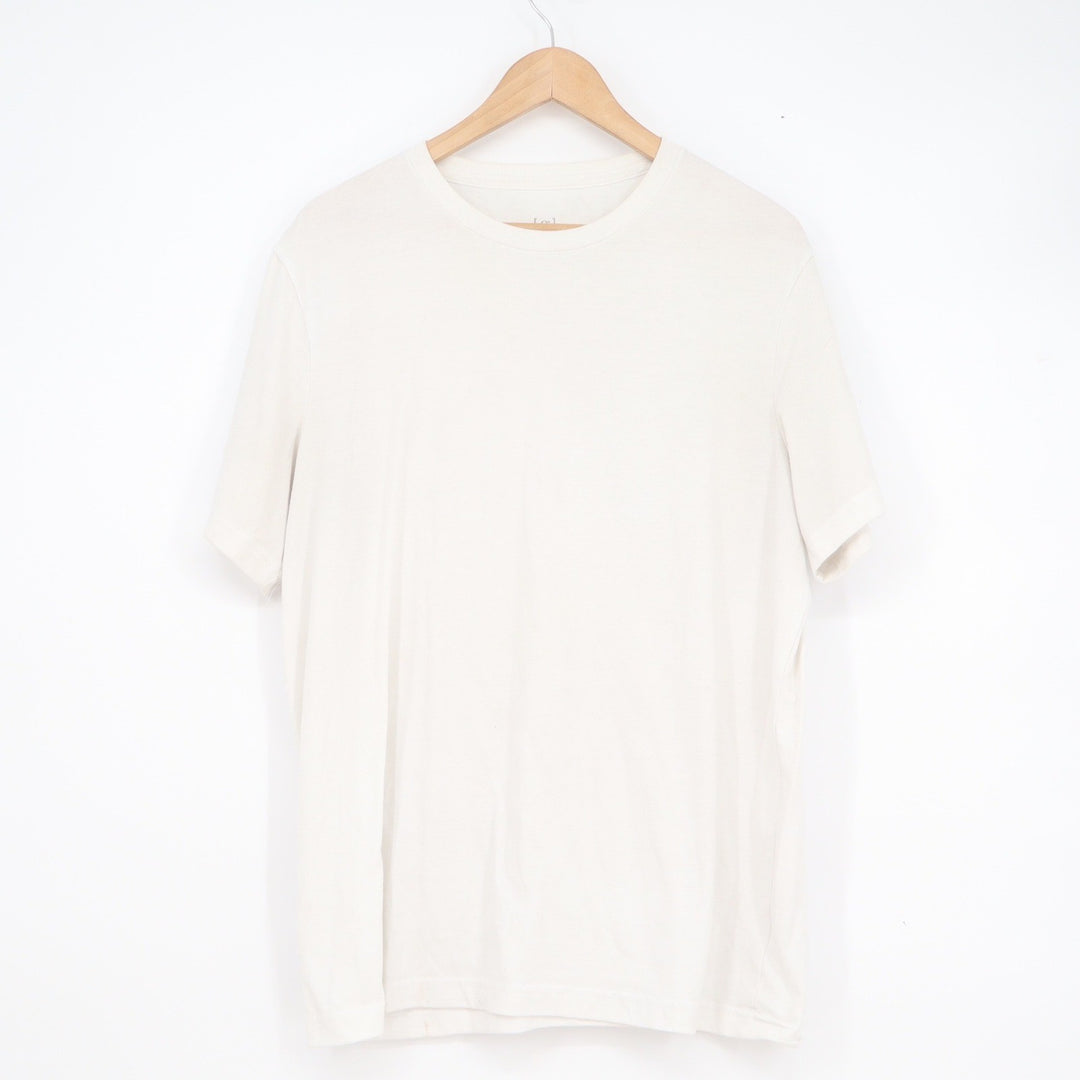 George Mens Crew Neck Short Sleeve T-Shirt XL 46-48 Off-White Recycled Blend