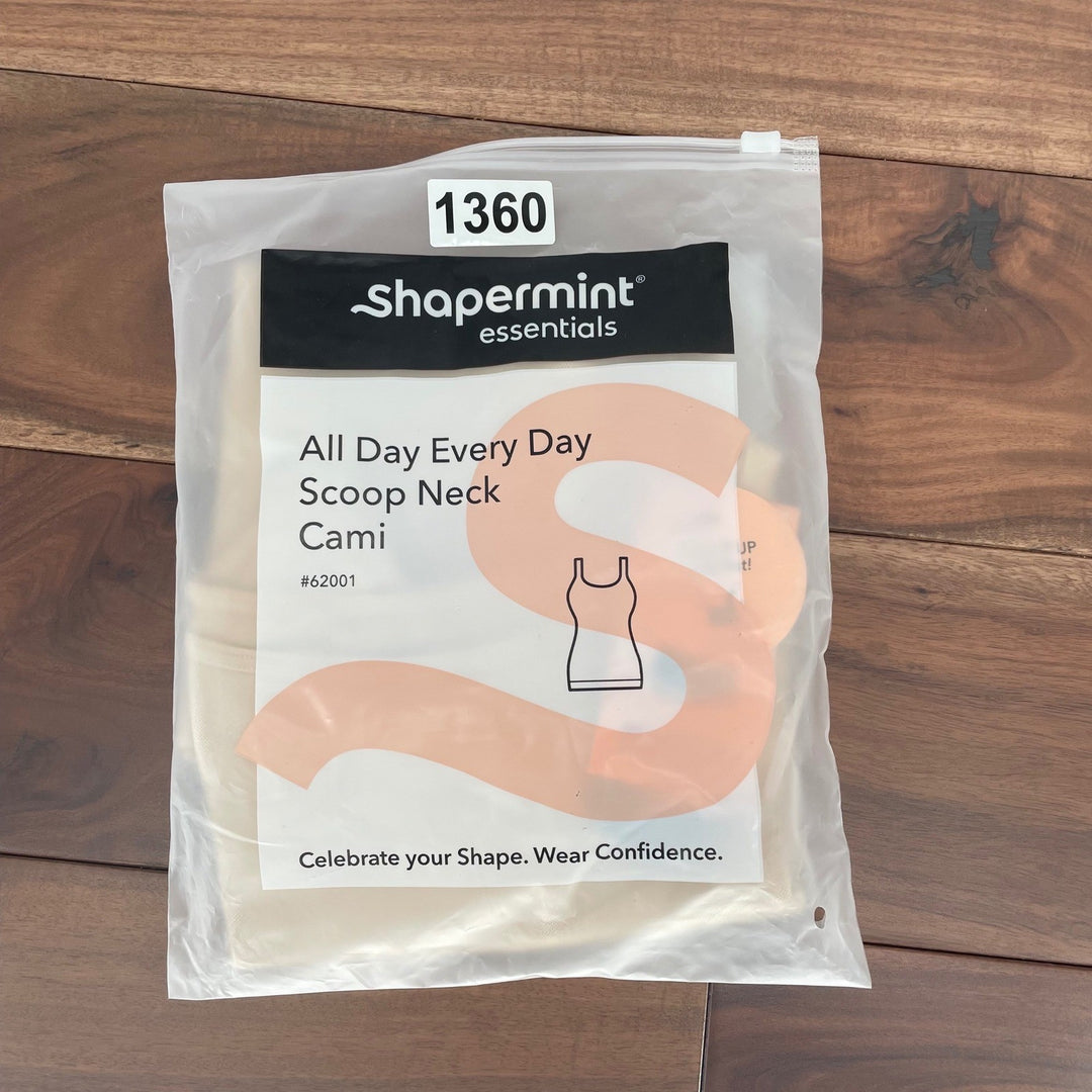 Shapermint Essentials All Day Every Day Scoop Neck Camisole Chai XL