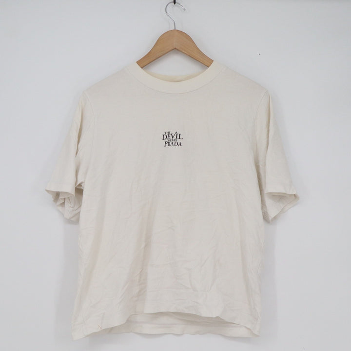 Uniqlo UT The Devil Wears Prada Graphic T-Shirt Cream Large Anne Hathaway Movie