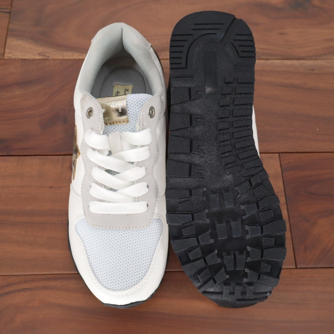 Vintage Havana Star Varda Sneakers Womens 6.5 White Camo Low Top Running Shoes