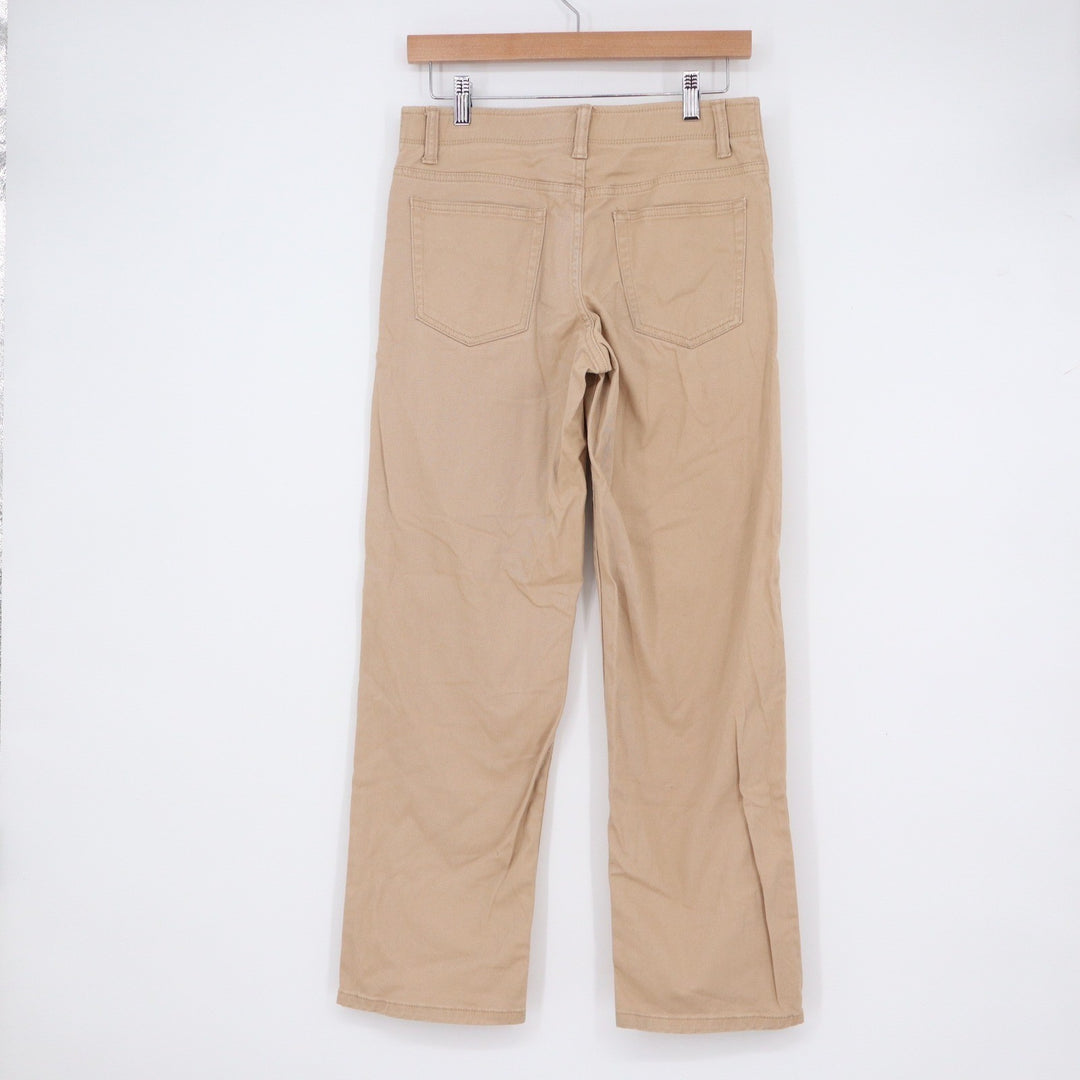 Sonoma Goods For Life Tan Khaki Straight Leg Pants Size 14 Stretch Twill