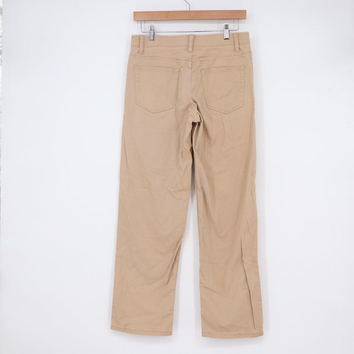 Sonoma Goods For Life Tan Khaki Straight Leg Pants Size 14 Stretch Twill