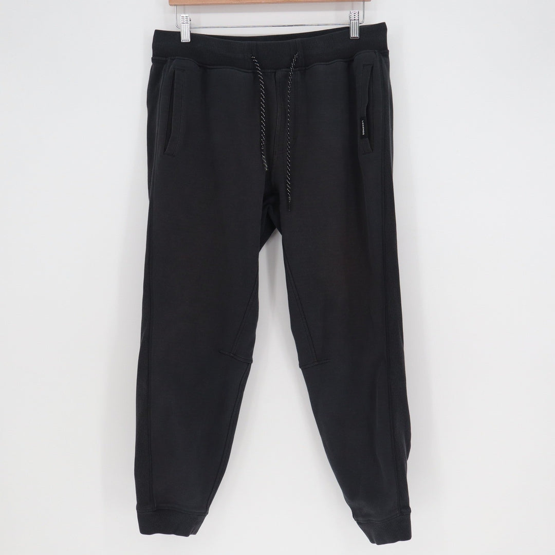 Legends Aviation Jogger Mens XL Black Tapered Sweatpants Zipper Pockets