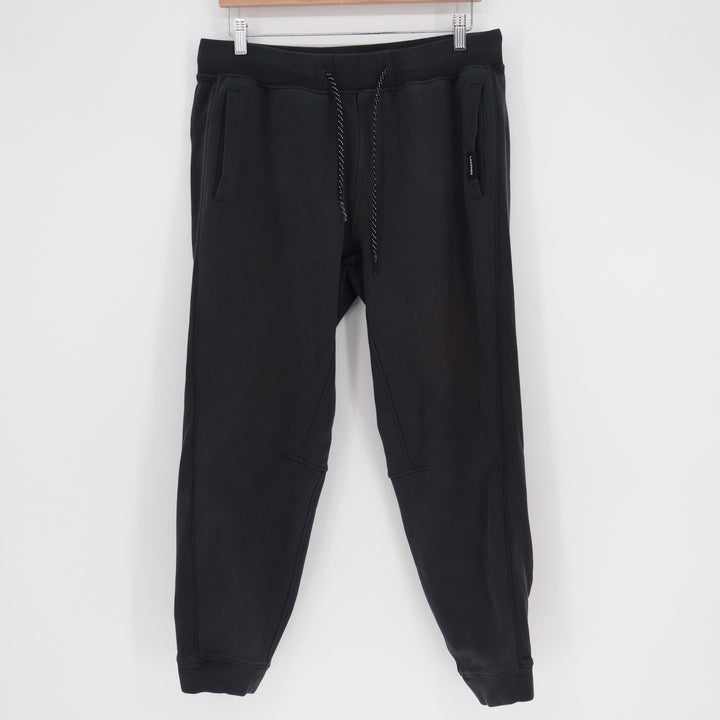 Legends Aviation Jogger Mens XL Black Tapered Sweatpants Zipper Pockets