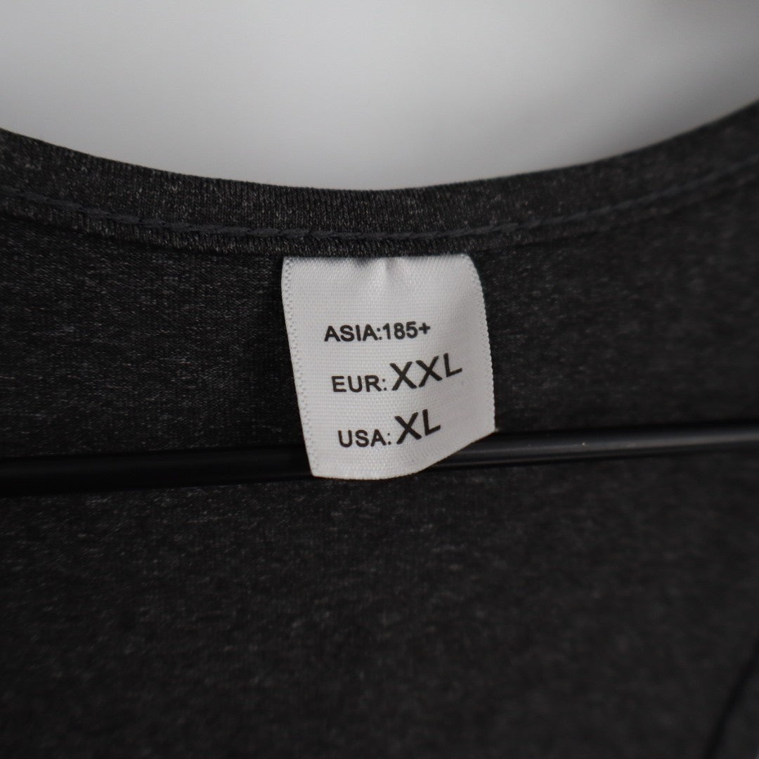 Neleus Tank Top Womens XL Heather Gray Sleeveless Scoop Neck Workout Racerback
