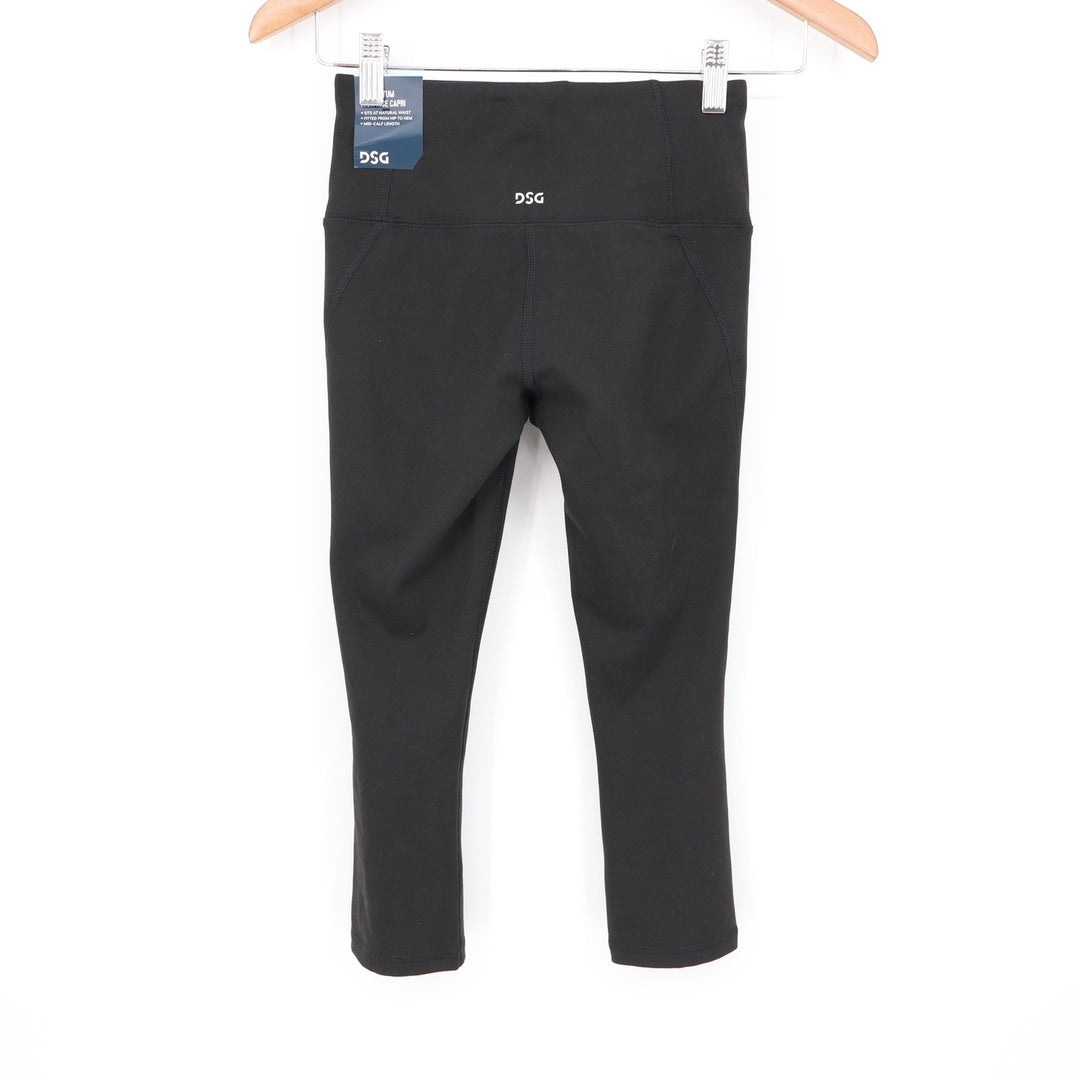 DSG Momentum Capri Leggings Black High Rise Moisture Wicking XXS