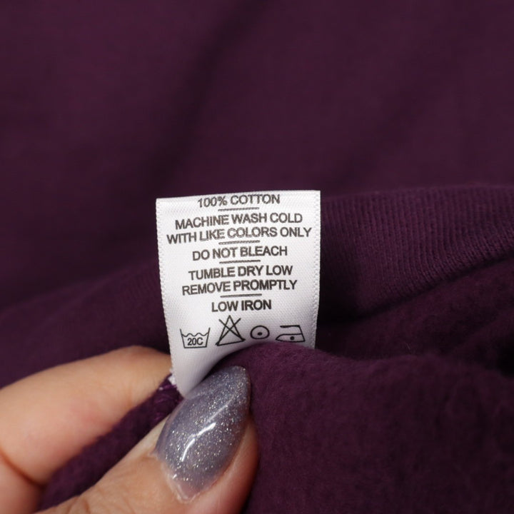 American Giant Midweight Hoodie Womens Large Blackberry Wine Fleece Lined Cotton
