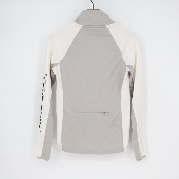 Pink Victoria's Secret Ultimate Jacket Womens Small Gray Beige Stretch Half Zip