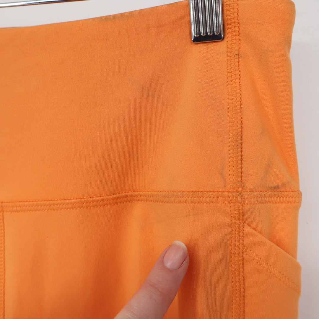 DSG Womens Momentum 7/8 Leggings High Rise Pockets Vintage Orange Small NWT