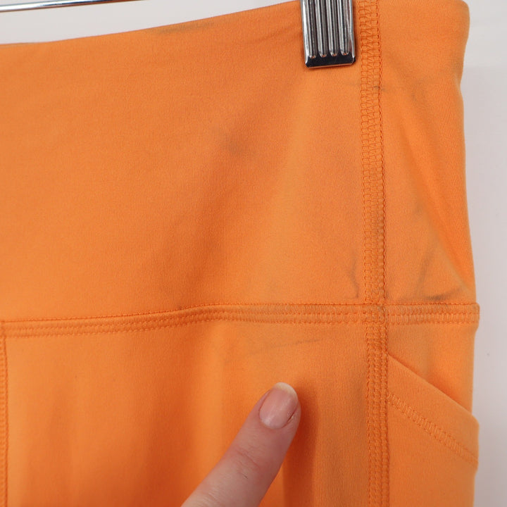 DSG Womens Momentum 7/8 Leggings High Rise Pockets Vintage Orange Small NWT
