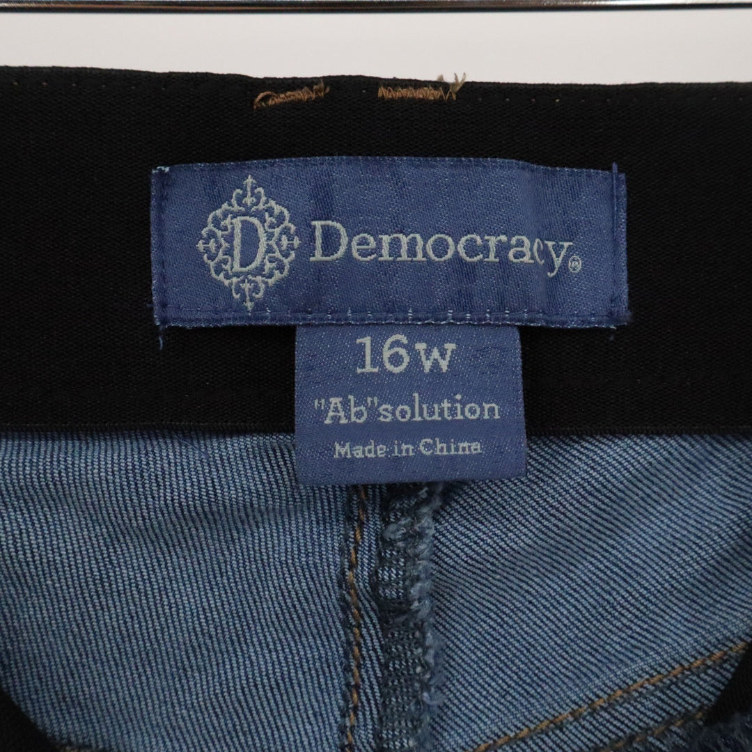 Democracy Ab-solution Skinny Jeans Womens 16W Medium Wash Blue