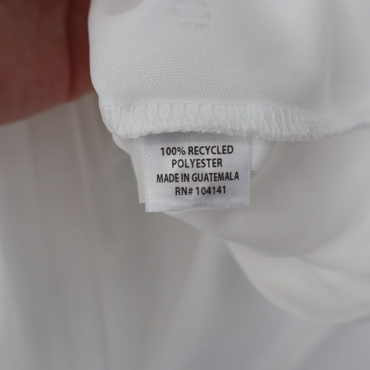 Walter Hagen Womens Clubhouse Pique Polo Shirt White Size M NWT