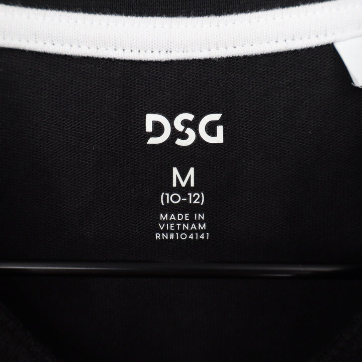 DSG Harlem New York Basketball Graphic Tee Black Short Sleeve Kids Size M 10-12
