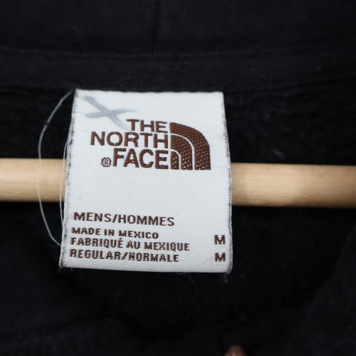 The North Face Hoodie Mens Medium Black Cotton Long Sleeve Kangaroo Pockets