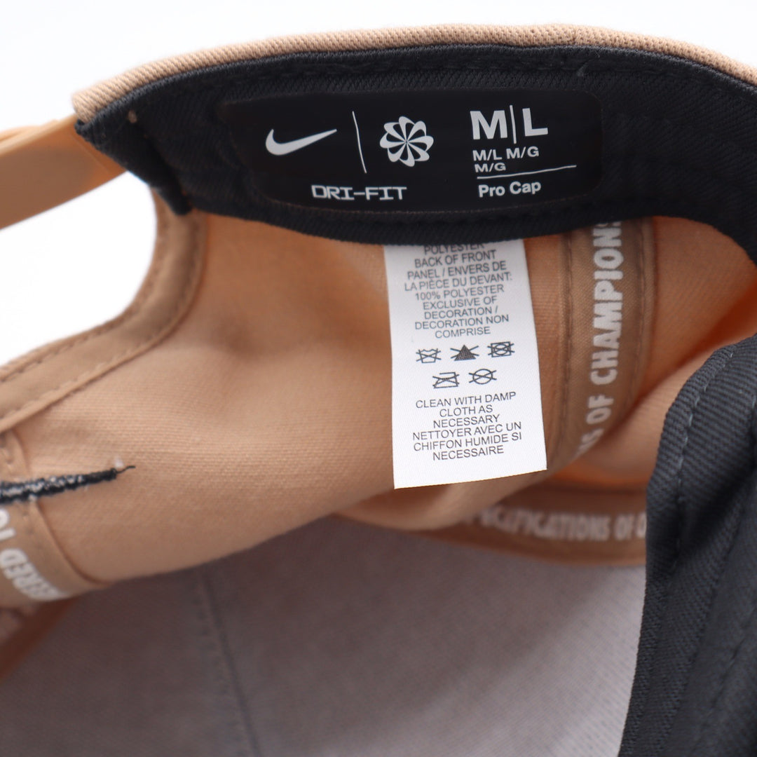Nike Pro Cap Dri-FIT Training Snapback Hat Tan Khaki M/L NEW